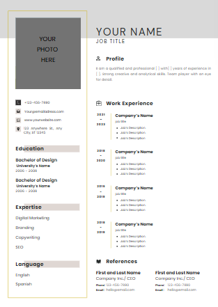 Simple Resume Template